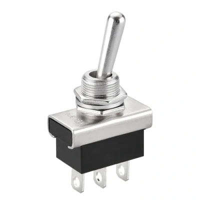 Immagine di Heschen Interruttore A Levetta In Metallo Scatto Da, KN3D 102, 12V 25A, 2 Posizioni ON/OFF, 3 Terminali, Per Luci Sul Cruscotto Di Automobile (1)