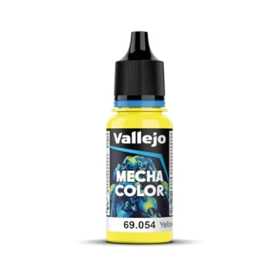 Immagine di Vallejo Mecha Color Colore Acrilico a Base d&#039;Acqua per Aerografo, 17 ml, Giallo (Yellow Fluorescent)