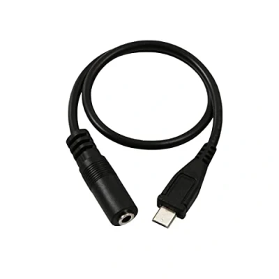 Immagine di Mr. Gadget&#039;s Solutions cavo audio da 5 pin maschio a 3,5 mm micro USB femmina per cuffie AUX jack di sincronizzazione