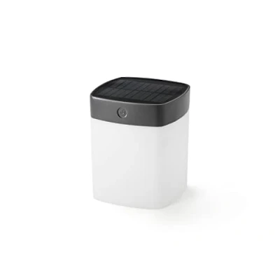 Immagine di Konstsmide Assisi 7806 302 Lampada solare da tavolo 1 W Bianco caldo Grigio