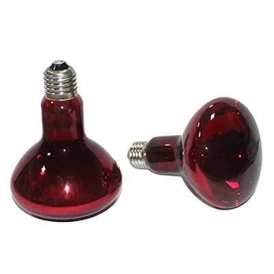 Immagine di Darmlly Confezione da 2 lampadine riscaldanti per rettili 100 W, anfibi a raggi infrarossi, tartarughe, lucertole e molto altro ancora.