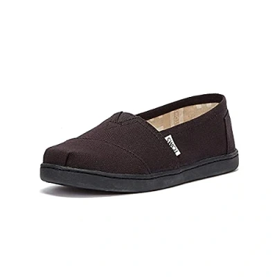 Immagine di TOMS Alpargata Core, Mocassino basso Unisex Bambini e ragazzi, Nero, 30.5 EU