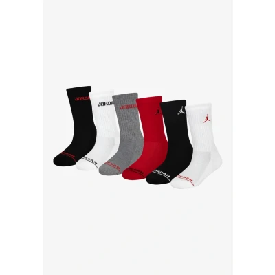 Immagine di Jordan Legend CREW 6 PACK Calze sportive per bambini, Taglia: 37.5 40, Gym red/black