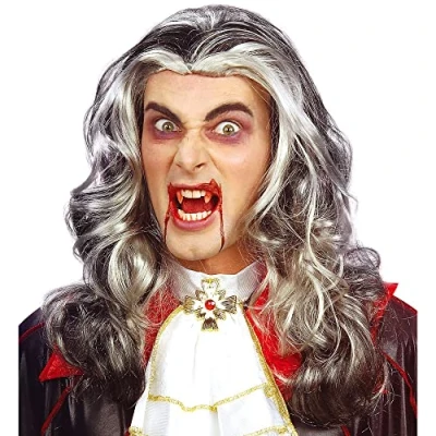 Immagine di VAMPIRE WIG BLK/WHITE IN POLYBAG