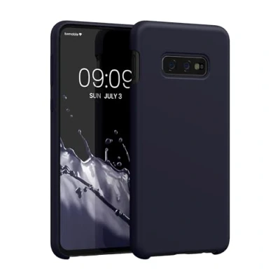 Immagine di kwmobile Cover per Samsung Galaxy S10e Custodia Back Case Smartphone in Silicone TPU Protezione Gommata deep ocean