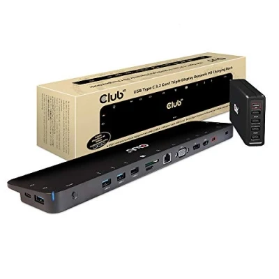 Immagine di CLUB3D USB C UNIV.3X DOCK 100WATT POWER