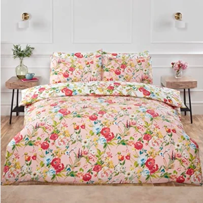 Immagine di Rapport Home Ashbourne Set copripiumino in microfibra, colore: Fard