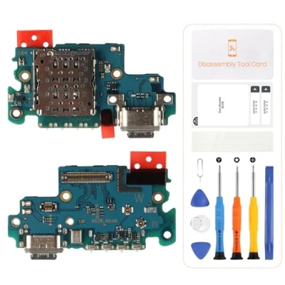 Immagine di SRJTEK Connettore dock USB di ricambio per Samsung Galaxy A53 5G Porta ricarica A536 cuffie SM A536B Kit riparazione microfono/jack audio/antenna tipo C