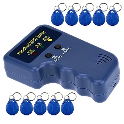 Immagine di CIFY Palmare 125KHz RFID Duplicatore Copiatrice Lettore Writer ID Card Cloner Programmer Carte riscrivibili EM4305 / T5577 UID