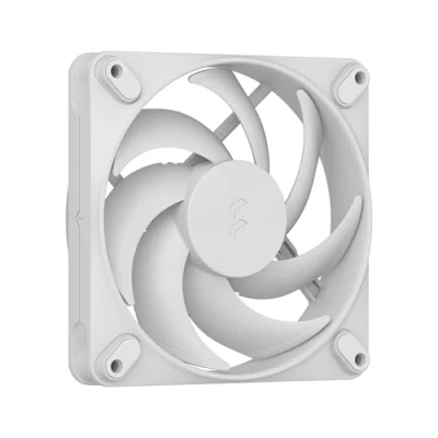 Immagine di Fractal Design Momentum 12 Ventola silenziosa per case PC 120 mm Pale in polimero a cristalli liquidi (LCP) Cuscinetto dinamico fluido (FDB) Bianco