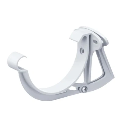 Immagine di INEFA supporto per plancetta, regolabile, grondaia semicircolare, Staffa, fascia, accessori, in plastica la casa estiva NW 100, 1 pezzo bianco