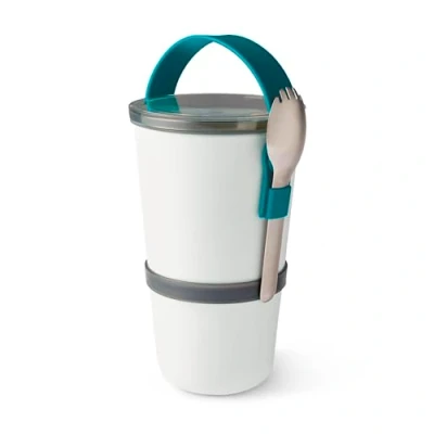 Immagine di Black+blum impilabile Senza BPA a Prova di perdite Lunch Pot, Polipropilene, Oceano, 900 ml, unità