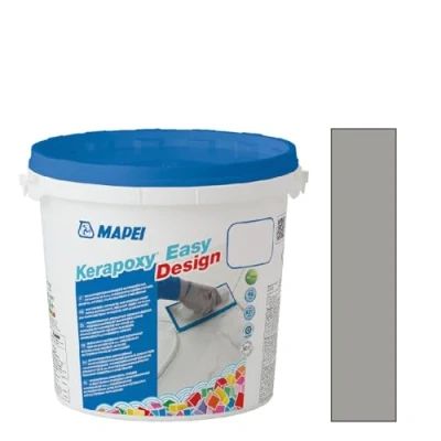 Immagine di MAPEI Kerapoxy Easy Design 112 MEDIO GRIGIO 3 kg Stucco epossidico a due componenti decorativo, resistente agli acidi,