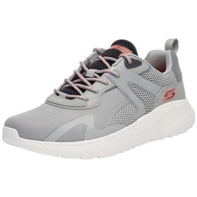 Immagine di Skechers Bobs Squad Caos Elevato Drift, Sneaker Uomo, Grigio Sintetico Multi Mesh, 39.5 EU