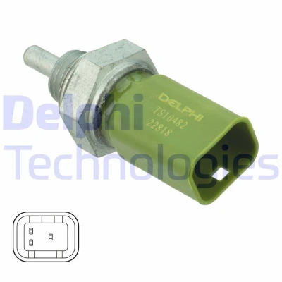 Immagine di DELPHI TS10482 Sensore Temperatura Refrigerante RENAULT: TWINGO 2, CLIO 3
