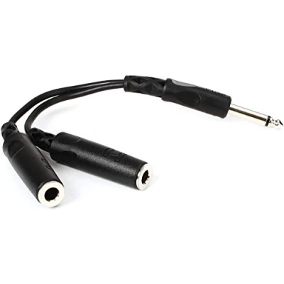 Immagine di Hosa YPP 111, Y Cable, 1/4 in TS to Dual TSF