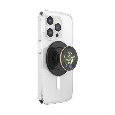 Immagine di PopSockets: PopGrip Round for MagSafe Anello adattatore per incluso Supporto espandibile e impugnatura con parte superiore intercambiabile smartphone custodie mughetto