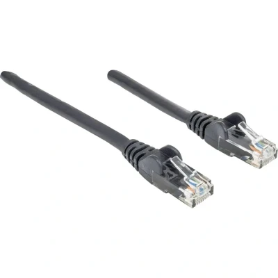 Immagine di Intellinet 342056 RJ45 cavo di rete, patch CAT 6 U/UTP 1.50 m Nero 1 pz.