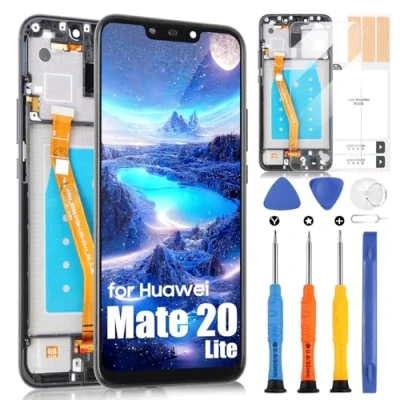 Immagine di Schermo LCD per Huawei Mate 20 Lite Display Touch Screen Digitalizzatore SNE LX1 LX2 LX3 Ricambio Assemblaggio con Cornice