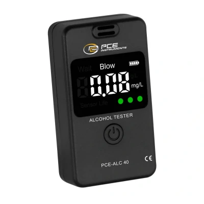 Immagine di PCE Instruments ALC 40 Etilometro incl. display, Visualizzazione diverse unità