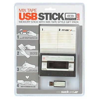 Immagine di Toy Zany Suck UK USB Mix Tape, Argento