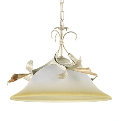Immagine di Onli Lucrezia Lampada a Sospensione E27, Avorio, 40 cm x h 90