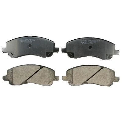Immagine di DENCKERMANN B110875 Kit pastiglie freno Assale anteriore con segnalatore acustico usura MITSUBISHI: ASX SUV, Lancer 7 Limousine, Outlander 2 SUV