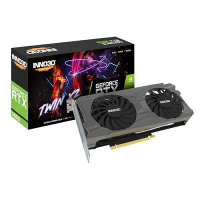 Immagine di Inno 3D Scheda grafica NVIDIA GeForce RTX 3050 TWIN X2 8 GB RAM GDDR6 PCIe x16 DisplayPort, HDMI ™, DVI G Sync