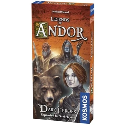 Immagine di Thames &amp; Kosmos , 692841 Legends of Andor: Dark Heroes (Expansion) Compatible with Part 1 3 Cooperative Board Game 2 6 Players Ages 10+