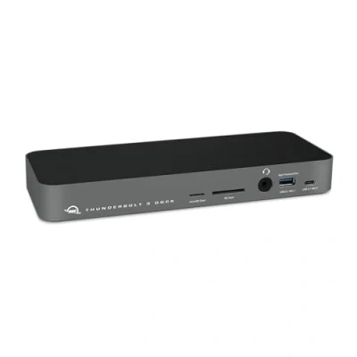 Immagine di OWC Dock Thunderbolt 3 a 14 porte con cavo, compatibile PC Windows e Mac, grigio siderale, (OWCTB3DK14PSG)