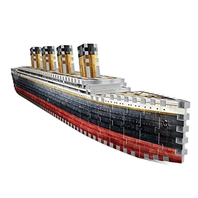 Immagine di Wrebbit3D, Titanic (440pc), 3D Puzzle, Ages 12+