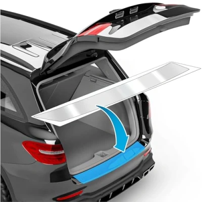 Immagine di uProtect Pellicola Protettiva per Bordo di Carico Set Completo BMW IX I20 I 2021 2024 Protezione Paraurti, AntiGraffio, Vernice Trasparente Lucido
