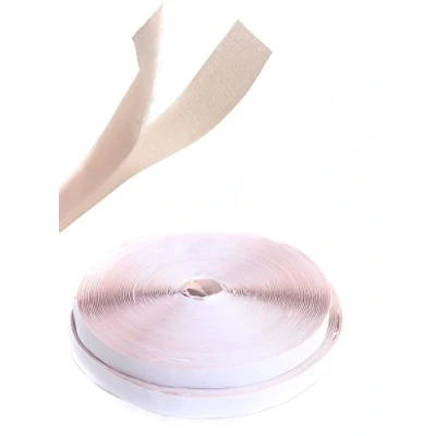 Immagine di TUKA 25mx20mm Nastro Gancio e Anello Auto Adesivo, Hook &amp; Loop striscia alta qualità, Universale Magico Strisce, per Modelbau Tinker, ecc, 25m anello, Beige, TKB5008 Beige