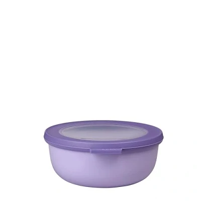 Immagine di Mepal Multi Bowl Cirqula Round Contenitori Plastica con Coperchio Adatto come contenitore ermetico per Frigo, microonde, Congelatore e piatti da portata Ciotole Cucina 750 ml Nordic Lilac