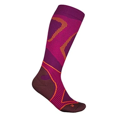 Immagine di Calze Bauerfeind Run Performance Compression High Cut Tg. L 38 40 Rosa per Donna Comfort e Supporto la Corsa