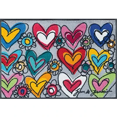 Immagine di wash+dry Con Amore, Tutte Le Cose Sono possibili Zerbino, Acrilico, Multicolore, 50.0x75.0x0.7 cm