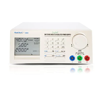 Immagine di PeakTech 1885 Progr. Alimentatore switching DC con RS 232 C + 485, 1 40 V/0 5 A