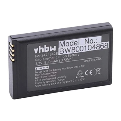Immagine di vhbw batteria compatibile con Spectralink 7522, 7532, 7540, 7620, 7622, 7640, 7642 telefono fisso cordless (950mAh, 3,7V, Li Ion)