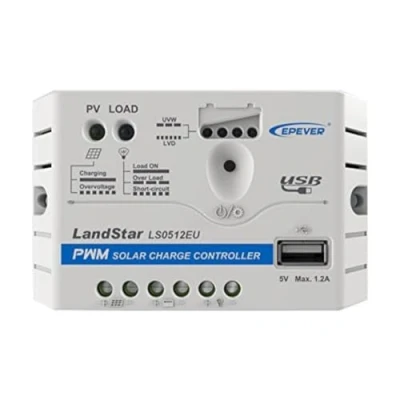 Immagine di EPEVER® PWM LS1012EU Regolatore di carica solare con porta USB, 10 A, 12 V