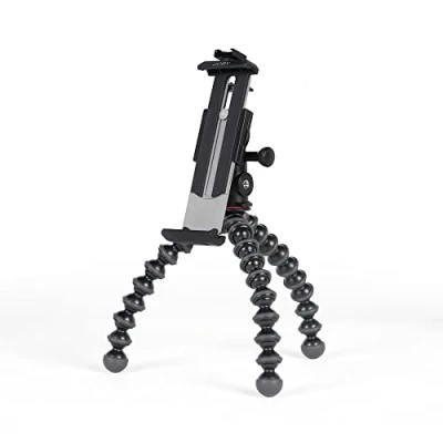 Immagine di JOBY GripTight GorillaPod Tablet PRO 2, Treppiede Compatto, Porta da Tavolo per Smartworking, Guardare Video, Accessori Ufficio, Creazione di Foto e Sostiene fino a 23,5cm