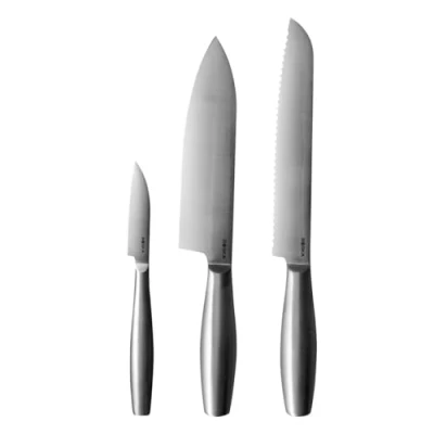 Immagine di Set di coltelli da cucina Boska Copenhagen, 3 pezzi, coltelli, acciaio inox, colore argento 357686