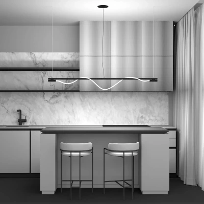 Immagine di Maytoni Applique a LED Tau, colore oro, altezza 84 cm, alluminio