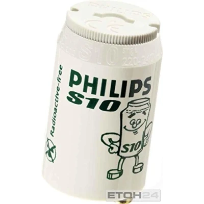Immagine di Philips m286352 S10 Ecoclick starter, Starter fluorescente 65 W, 1 pacchetto con 25 unità