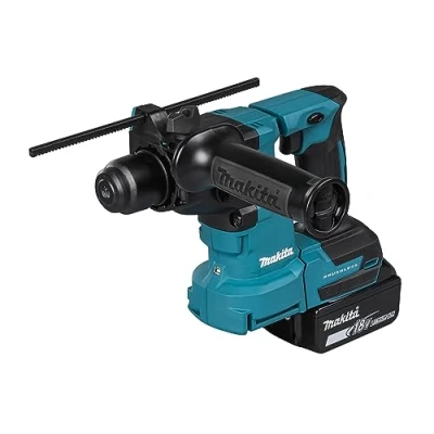 Immagine di Makita DHR183RTWJ Martello combinato a batteria 18 V 5.0 Ah Li Ion 500 W incl. seconda batteria, caricabatterie, valigia