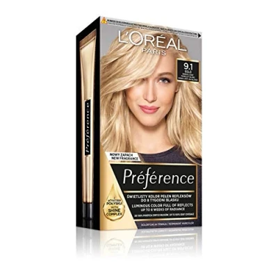 Immagine di L&#039;Oréal Paris, Tinta, L&#039;Oreal Paris Paint Recital Preference con un biondo cenere molto chiaro (9.1 Oslo)