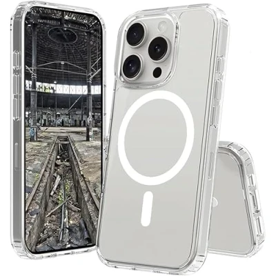 Immagine di JT Berlin BackCase Pankow Clear Backcover per cellulare Apple iPhone 16 Pro Trasparente Compatibile con MagSafe