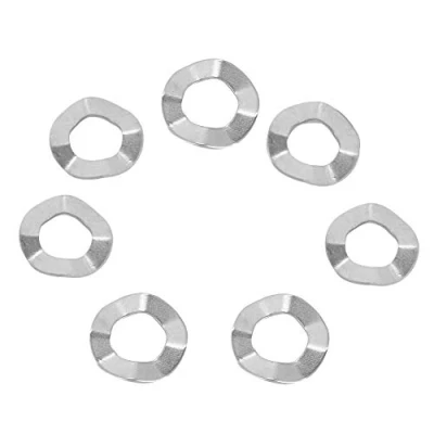 Immagine di rondella ondulata, elastica a molla in acciaio inox M3, M4, M5, M6, M8, M10, M12, M14, M16, M20(M14(10PCS))