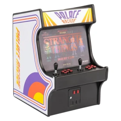 Immagine di Grupo Erik: Portapenne Stranger Things Arcade Console Porta Penne Gaming in resina 11,5 x 9 7 cm, Accessorio Room, Gadget, Accessori per scrivania da Gamer