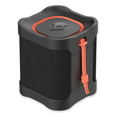 Immagine di Skullcandy Terrain Mini Cassa Wireless Bluetooth Portatile, Impermeabilità IPX7, 14 Ore di Autonomia, Stereo True con Cinghia Integrata per Viaggi e Uso all’Aperto Black