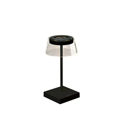 Immagine di Konstsmide 7816 750 Scilla schwarz Lampada LED da tavolo per esterni 2.5 W Bianco caldo Nero